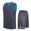 Blank Ultimo design delle maglie da basket personalizzate reversibili